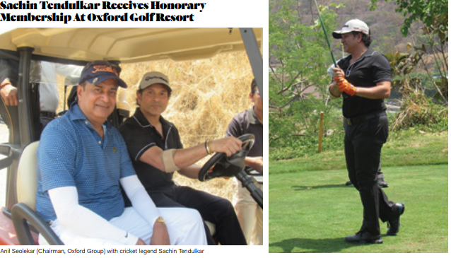 Sachin Tendulkar Playing Golf in India