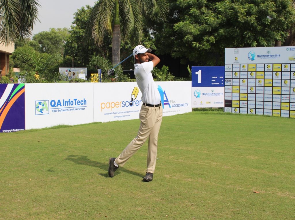 Angad Cheema takes the top spot on Day 3 of QA InfoTech Open