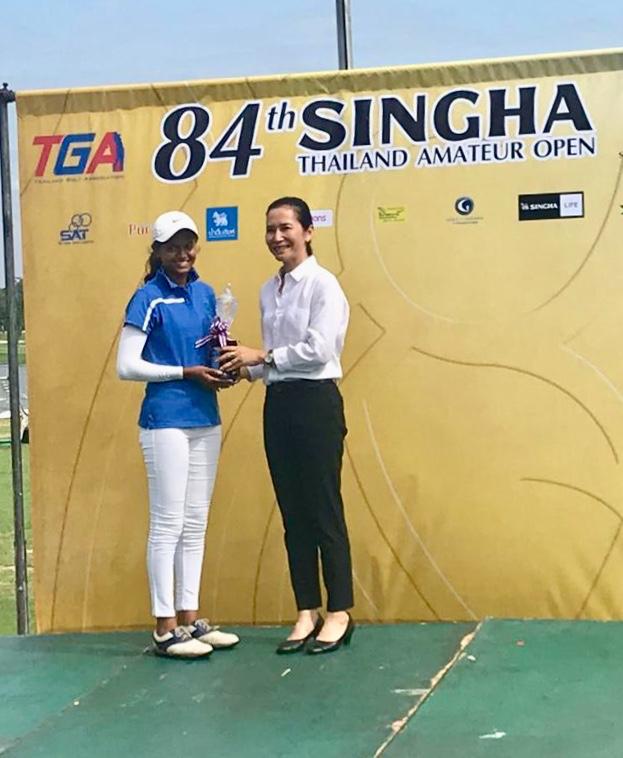 Pranavi Third at Singha Open