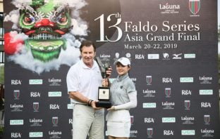 Chang Hsin chiao the current Faldo Series Asia Champion