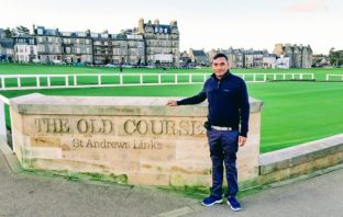 Bhupendra Singh at the Old Course - St. Andrews Links