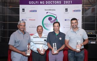 Winning Team - Dr Shivakumar HN, Dr Bhagwan Ratehalli, Dr Thomas Joseph and Dr Pradeep MS