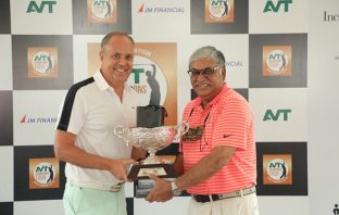 Dilip Thomas and Overall 36 holes winner David D'souza