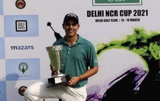 Sunhit Bishnoi with his trophy