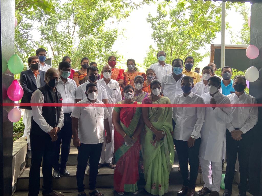 Inauguration of vaccination centre at Oxford  