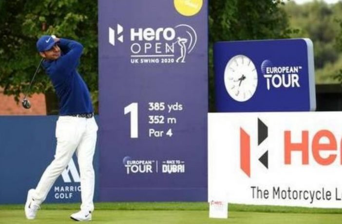 Shubhankar Sharma at last year's Hero Open