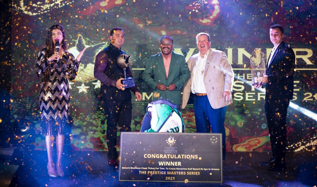 Mr. Ashok Chokalingan, Winner of the 2021 Prestige Masters Series